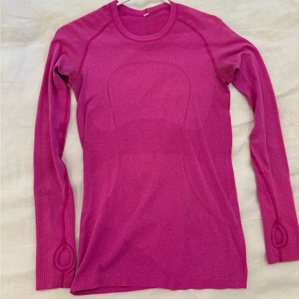 Lululemon Long Sleeve - Hot Pink - Size 6